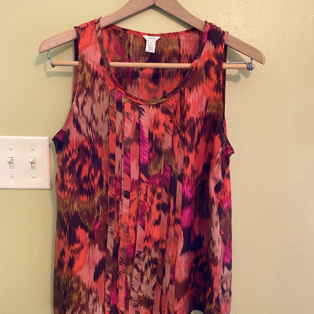 J. Crew Silk Top